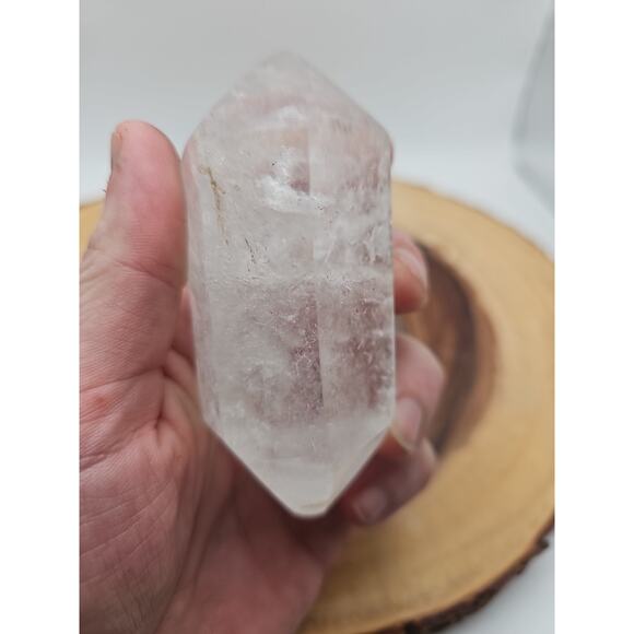 Quartz Crystal Point .49lb With Stand - Picture 8 of 11